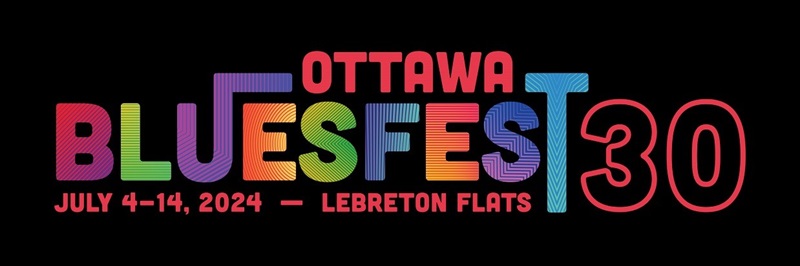 Thirty Years And Counting Ottawa Bluesfest Announces Star Studded   OttawaBF.logo .2024.col .onblack Copy 