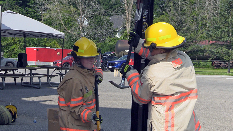 Video - Brockville Fire Department's First 'belles & Ladders Girls 