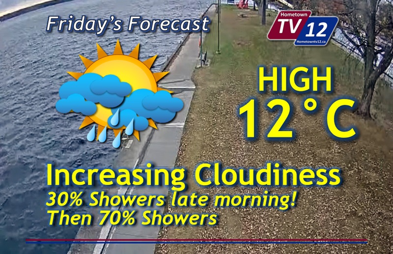 Tonight's Weather Forecast Friday, November 8, 2024 Hometown TV12